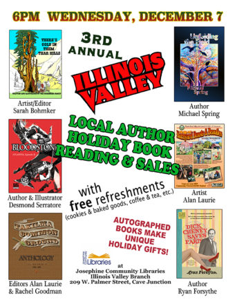IV Holiday Reading Event Poster
