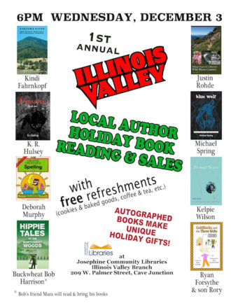 IV Holiday Reading Event Poster